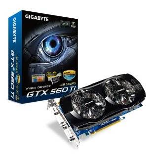 Gigabyte GeForce GTX 560 Ti 1 GB GDDR5 PCI Express 2.0 DVI I x 2 