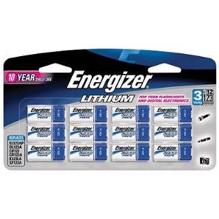 New Energizer 123 Lithium Photo Battery 12 Pack 3 Volts 10 Year Shelf 