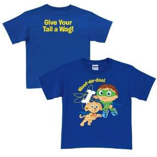 Super Why & Woofster To the Rescue Royal Blue T Shirt