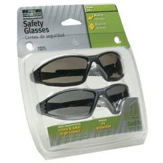  MSA Safety Works 10076768 Pro 6 Safety Glasses, Blue Frame 