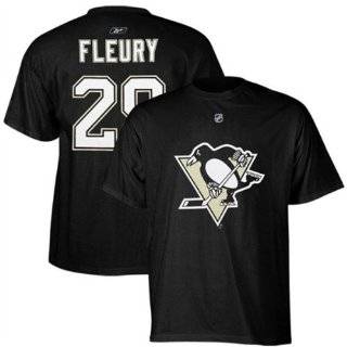 Marc Andre Fleury Pittsburgh Penguins Reebok Player Black Jersey T 