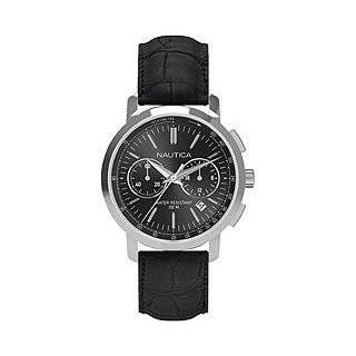  Nautica Womens N17527L NMC100 Black Watch Watches