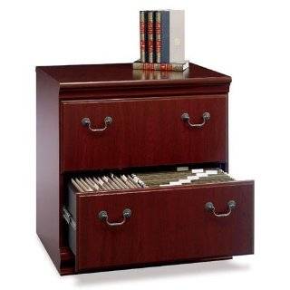   Executive 2 Drawer Lateral Wood File Cabinet in Harvest Cherry
