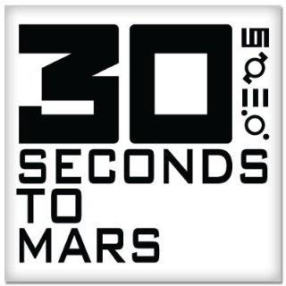 30 Seconds to Mars music car bumper sticker 4 x 4