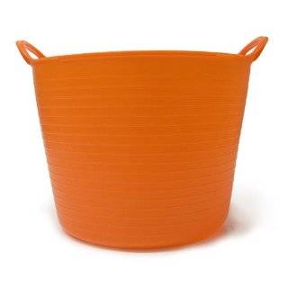 TubTrug SP42O Large Orange Flex Tub, 38 Liter