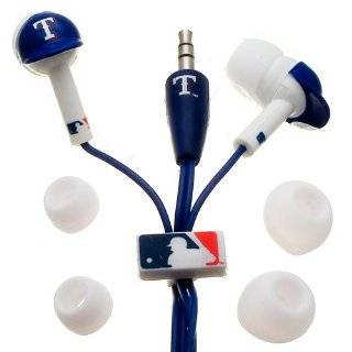 NEMO DIGITAL MLF10114TX MLB Batting Helmet Earbuds Texas Rangers Style