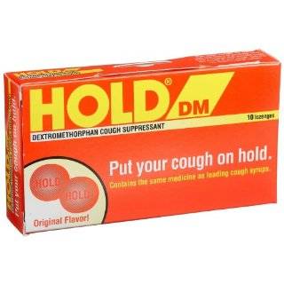 Hold DM Dextromethorphan Cough Suppressant, Original Flavor, 10 Count 