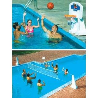 Pool Volleyball and Pool Basketball Game Combo