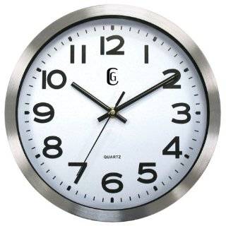  Chaney 75166 World Design Wall Clock   Silver
