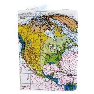  Time Zone Map Travel Passport Holder Clothing