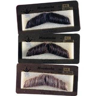   Halloween Theatre Costume Brown Human Hair Moustache Toys & Games