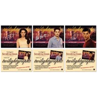 Twilight Breaking Dawn Twilightgraphs Promo 3 Card Set   Bella, Edward 