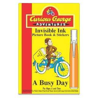 Curious George Invisible Ink book   A Busy Day