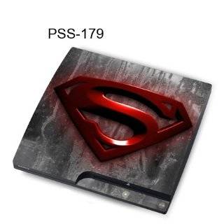 Taylorhe Skins PS3 Slim Decal/ superman symbol