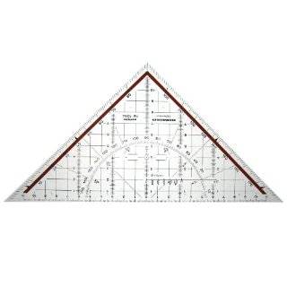 Metric 250mm Professional Geometry Set Square Drawing Triangle with 