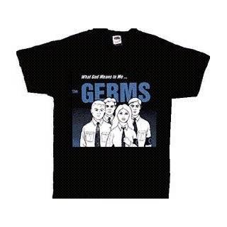 THE GERMS   What God Means To Me   Black T shirt