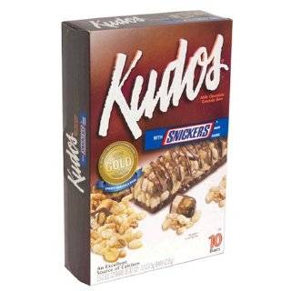 Kudos Milk Chocolate Granola Bars with Snickers Chunks, 0.83 Ounce 
