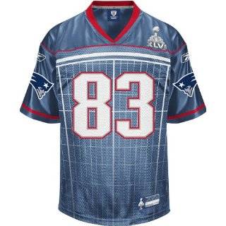 NFL Mens New England Patriots Wes Welker #83 2011 Super Bowl XLVI 