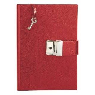   POST Journal with Lock, Saffiano Silver, 4.25 x 6 Inch Office