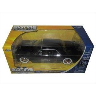 1963 Lincoln Continental Black With Baby Moon Wheels 1/24 by Jada 