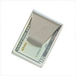 Chrome Stainless Double Sided Cash Money Clip Mens Gift