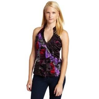 Byer Juniors Sleeveless Top with Bow, Multi Colored, Medium A. Byer 