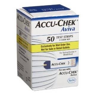  Test Strips, 50 Count Box ACCU CHEK Aviva Test Strips are for
