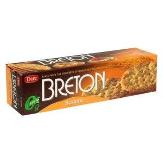 Dare Breton Crackers, Sesame, 8 Ounce Grocery & Gourmet Food