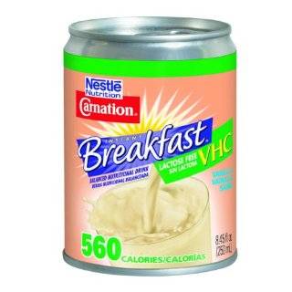 Nestle Carnation Instant Breakfast VHC Lactose Free Case of 24/vanilla