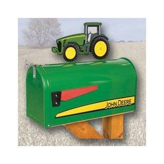   Rural Style Mailbox with Tractor Topper 