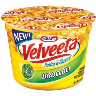 Velveeta, Rotini & Cheese with Broccoli, 9.4 Ounce Boxes (Pack of 12 