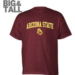 Arizona State Sun Devils Maroon Fan Arch Big & Tall T Shirt