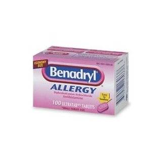  Benadryl Allergy Tablets   148 tablets Health & Personal 