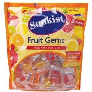 Sunkist Assorted Fruit Gems Wrap 10LB Grocery & Gourmet Food