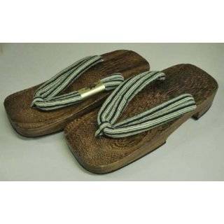 Geta Japanese Style Wooden Sandals #7043B