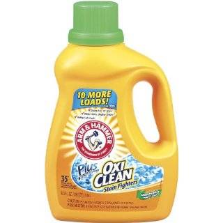  & Hammer Liquid Laundry Concentrate plus OxiClean Dual HE Power Gel 