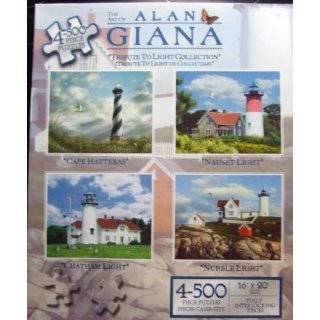 Karmin 500 Piece Jigsaw Puzzle 4 Pack Tribute To The Lighthouse Art By 