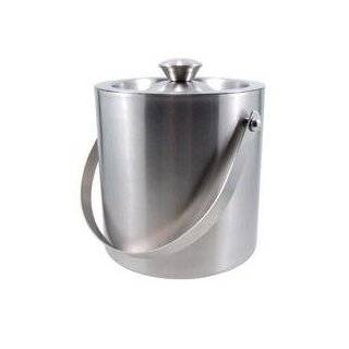  NEW CHROME PLATED ICE BUCKET W/ TONGS