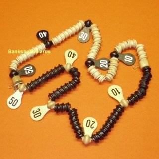 Wood Score Beads for Pool, Snooker or Billiards
