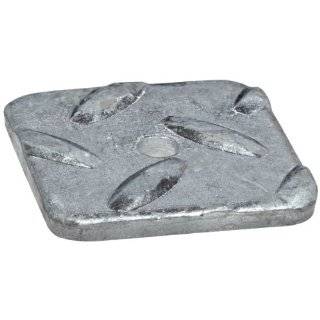 Square Flat Washer, Steel Diamond Tread Plate, Galvanized, Square 