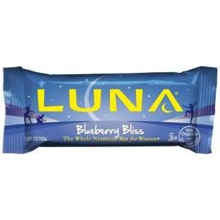 Luna Nutrition Bars, Blueberry Bliss, 1.69 Ounce Bars (Pack of 15)