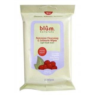 Blum Naturals Feminine Cleansing & Intimate Wipes Fragrance Free