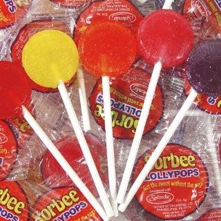 Sugar Free Assorted Fruit Lollipops, Individually Wrapped, Kosher 