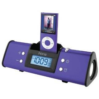  iHome iH4 Alarm Clock Speaker System with Dock for iPod 