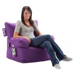 Comfort Research Big Joe Dorm Chair with Smart Max Fabric, Purple
