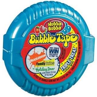  Hubba Bubba Bubble Tape Triple Treat Bubble Gum   12 / Box 
