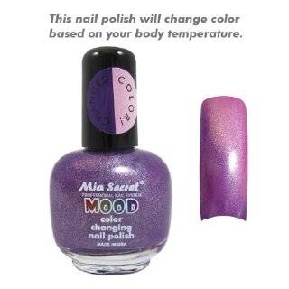   Mood Nail Lacquer Color Changing Nail Polish Purple to Pink Beauty