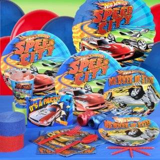Hot Wheels Speed City Standard Party Pack for 16 Party Supplies
