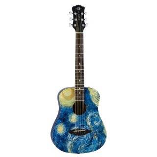  Luna Fauna Acoustic Guitar, Dragon Musical Instruments