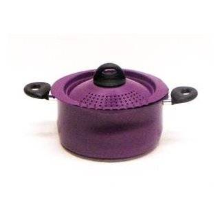 Bialetti Trends Collection 5 Quart Pasta Pot  Color Purple Passion